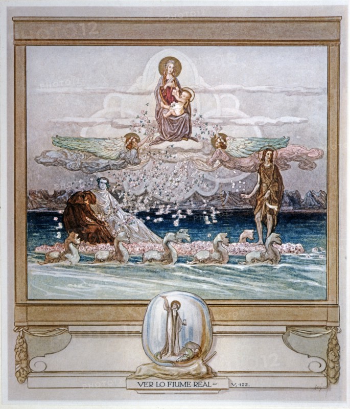 The Divine Comedy, illustrated by Franz von Bayros