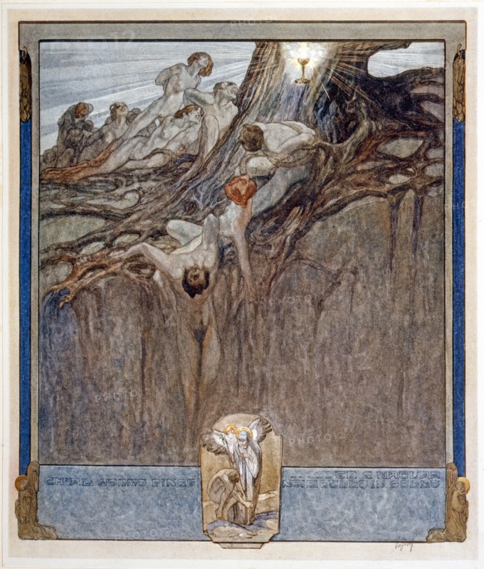 La Divine Comédie, illustrée par Franz von Bayros
