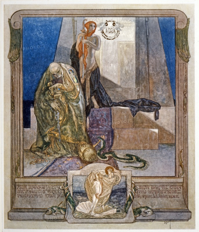 The Divine Comedy, illustrated by Franz von Bayros