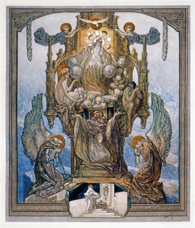 The Divine Comedy, illustrated by Franz von Bayros