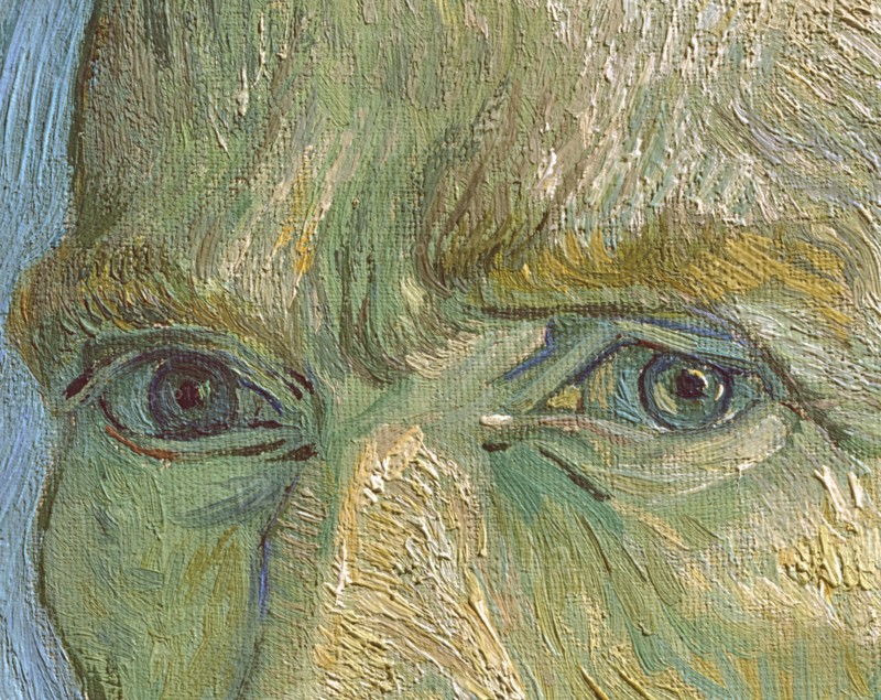 Van Gogh, Portrait of the artist (detail)