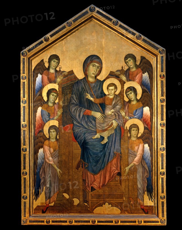Cimabue, The Maestà Surrounded by Six Angels (Maesta)