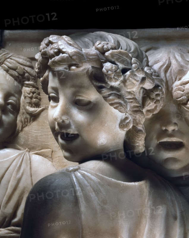 Cantoria. Relief en marbre du chœur de la cathédrale de Florence