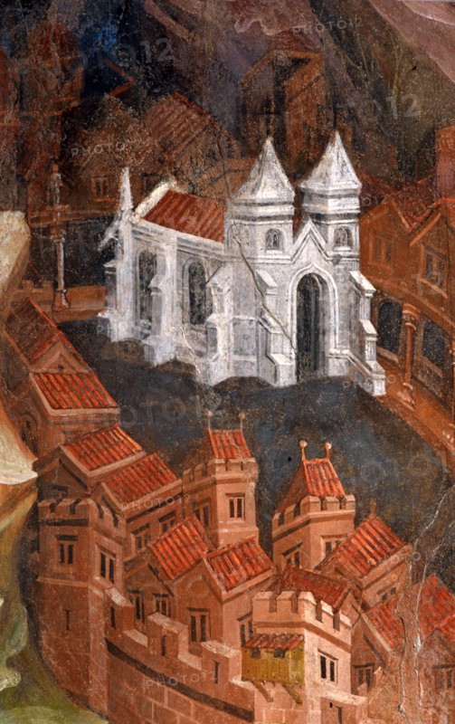 Fresque du Château de Buonconsiglio à Trente (Italie)