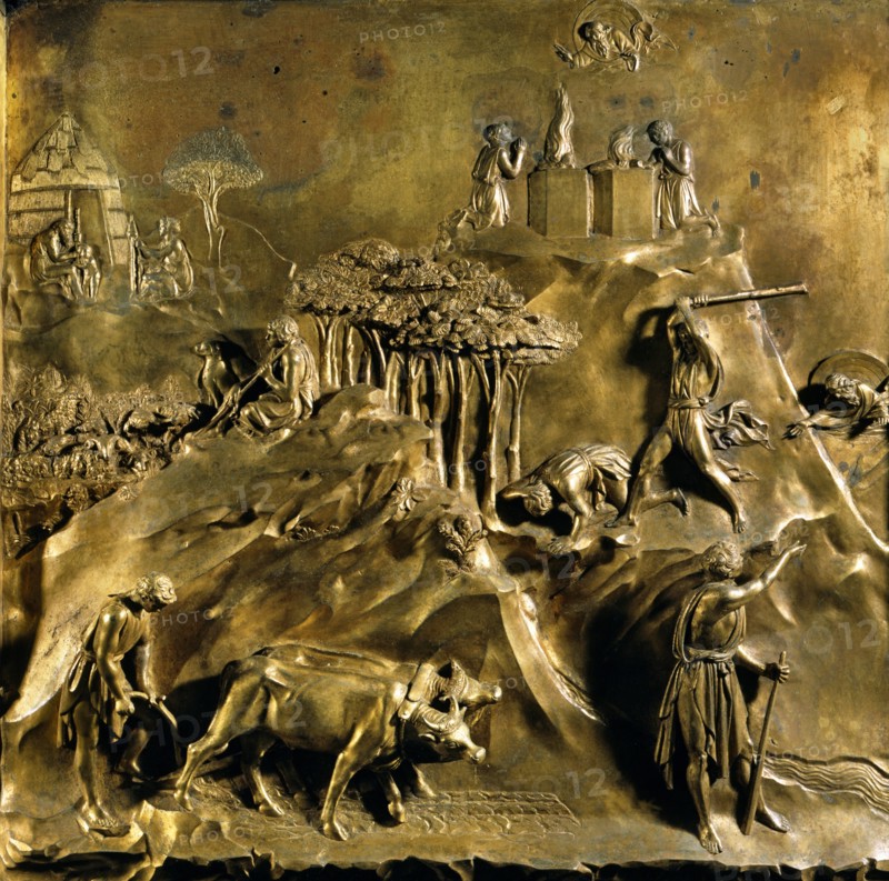 Ghiberti, Histoire de Caïn et Abel