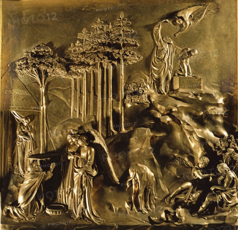 Ghiberti, Histoire d'Abraham