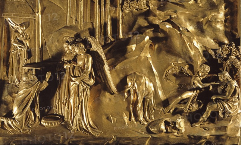 Ghiberti, Histoire d'Abraham