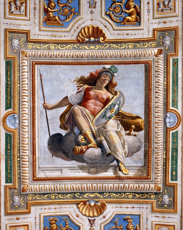 Rosselli, Fresco of the ceiling of the Poccetti gallery