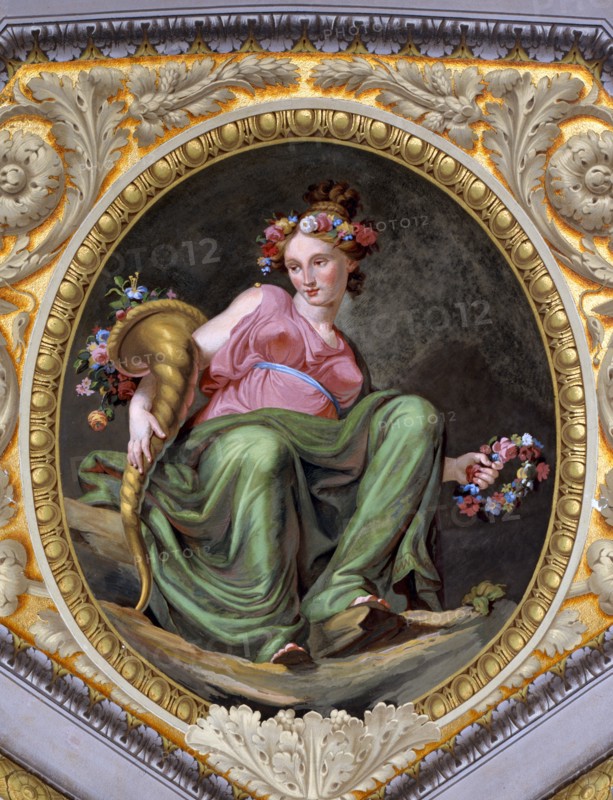 Collignon, Fresco of the ceiling of the Promethean Room