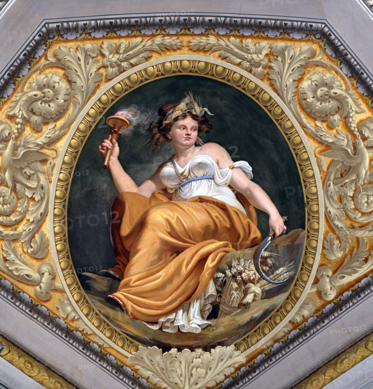 Collignon, Fresco of the ceiling of the Promethean Room