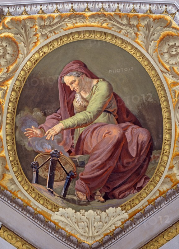 Collignon, Fresco of the ceiling of the Promethean Room.