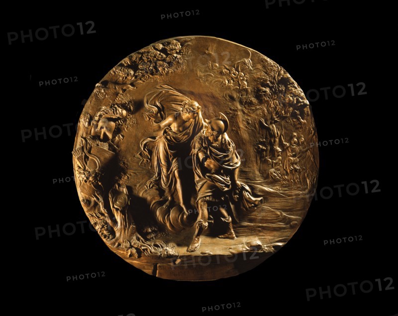 Putti, Enée conduit par la sibylle aux champs Elysées.