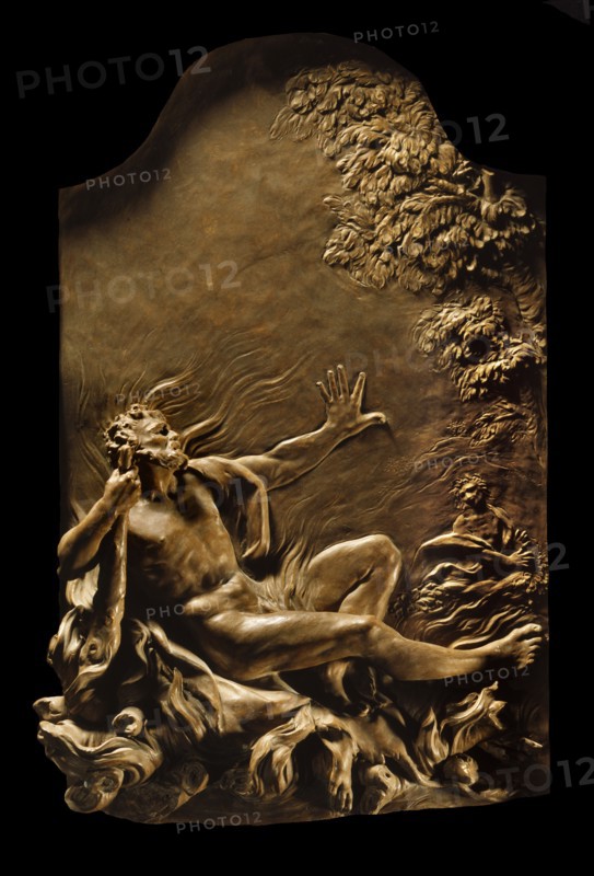 Scandellari, Hercule dans les flammes. Mort d'Hercule sur le mont Eta.