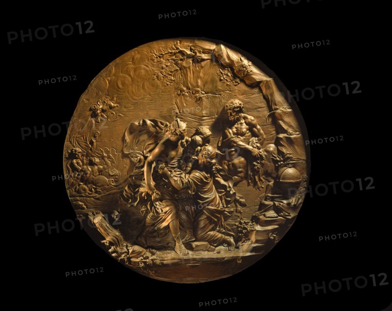 De Maria, Thétis avec ses servantes, son fils Achille et le centaure Chiron