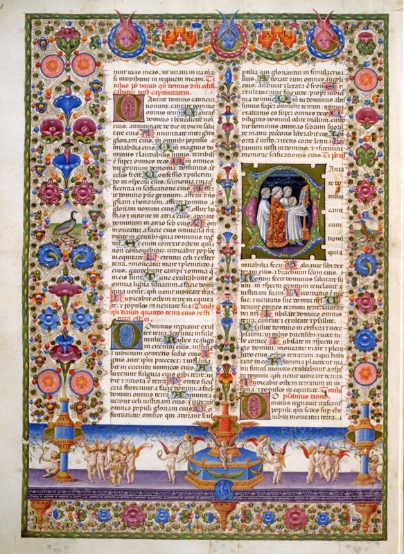 Crivelli, Le livre des Psaumes.