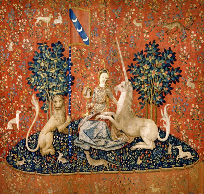 Tenture de la Dame à la Licorne : "La Vue"