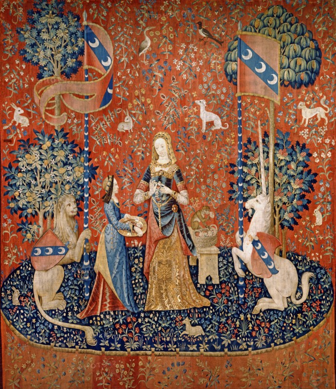 Tenture de la Dame à la Licorne : "L'Odorat"
