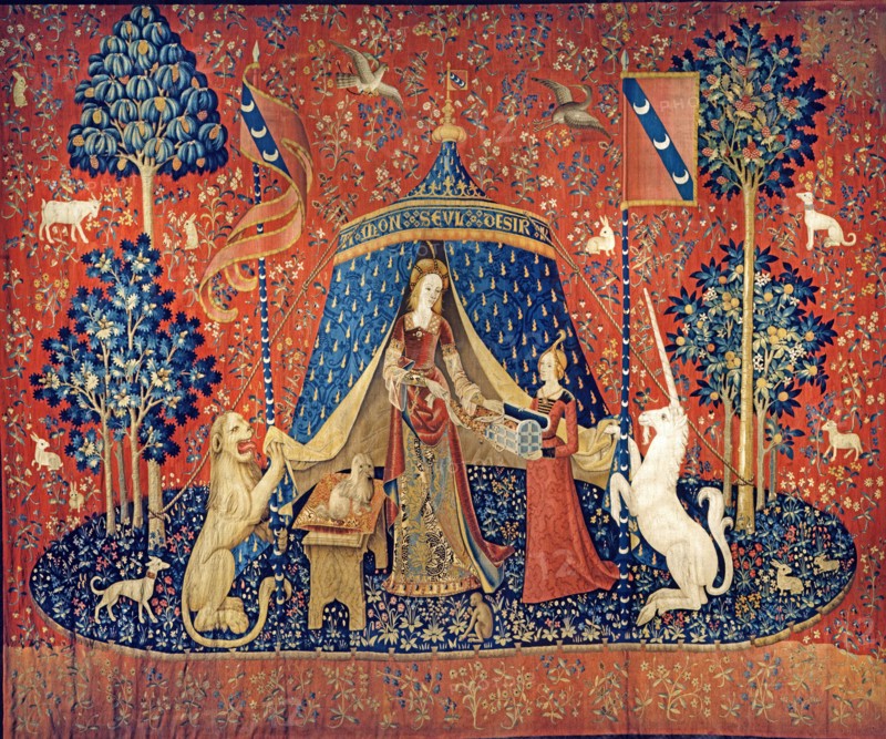 Tapestry of the Lady with the Unicorn: "My only wish"