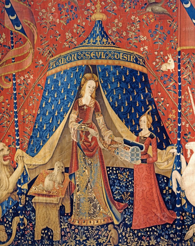 Tapestry of the Lady with the Unicorn: "My only wish"