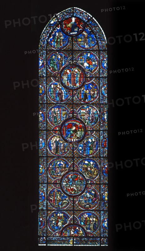 Vitrail de la cathédrale Notre-Dame de Chartres