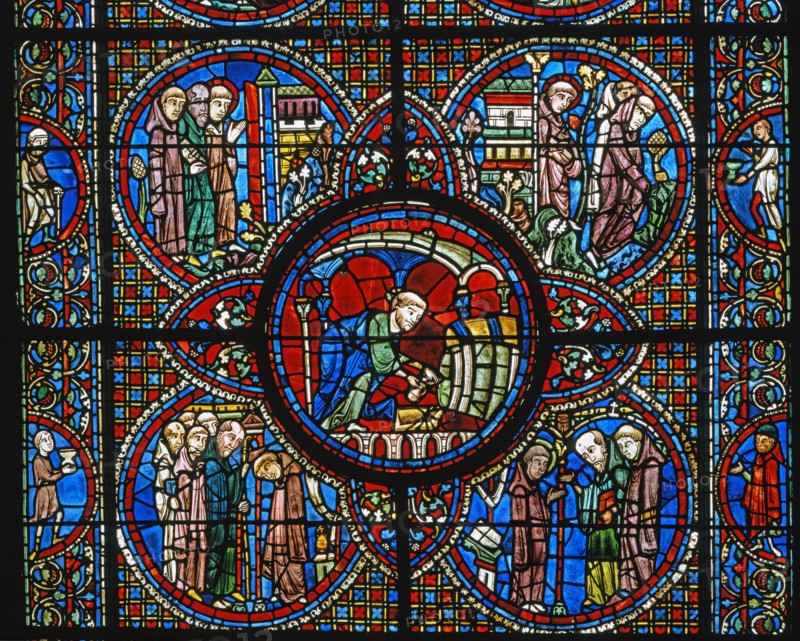 Vitrail de la cathédrale Notre-Dame de Chartres