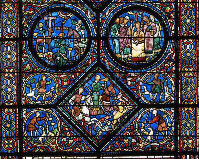 Vitrail de la cathédrale Notre-Dame de Chartres