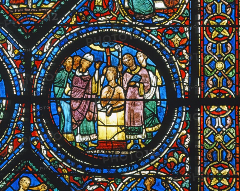 Vitrail de la cathédrale Notre-Dame de Chartres