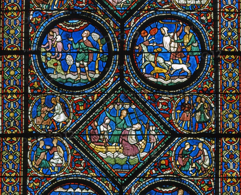 Vitrail de la cathédrale Notre-Dame de Chartres