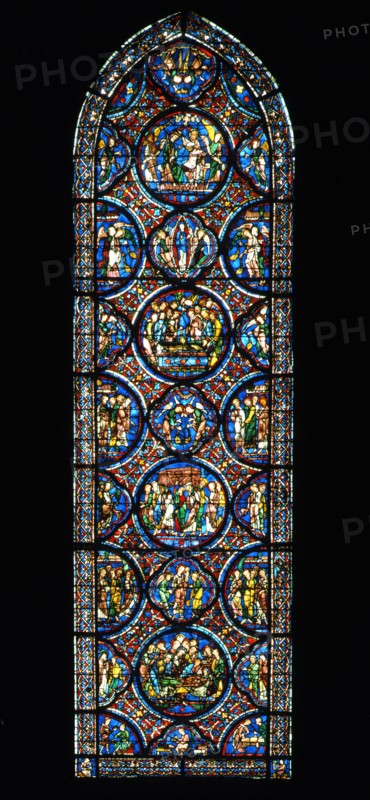 Vitrail de la cathédrale Notre-Dame de Chartres