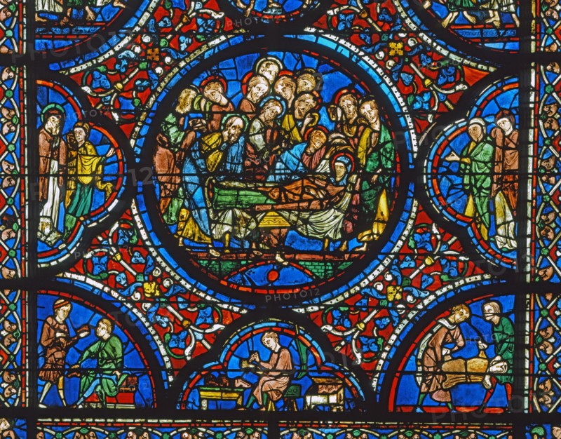 Vitrail de la cathédrale Notre-Dame de Chartres