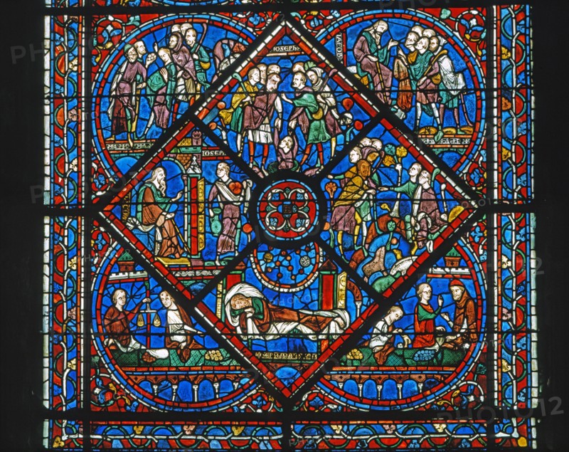 Vitrail de la cathédrale Notre-Dame de Chartres