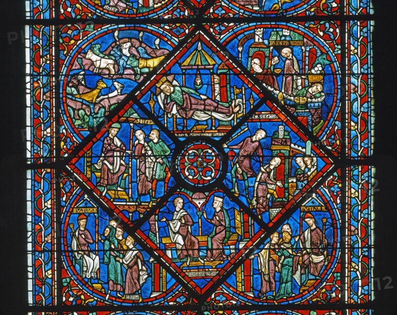Vitrail de la cathédrale Notre-Dame de Chartres