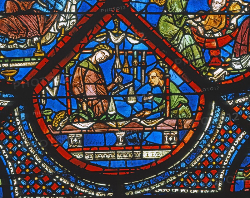 Vitrail de la cathédrale Notre-Dame de Chartres