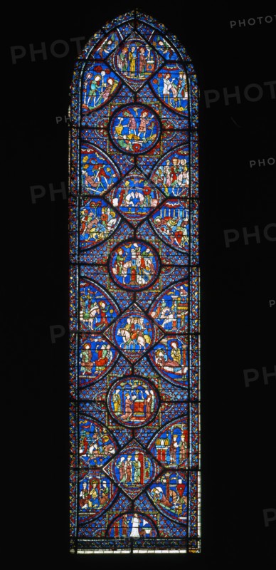 Vitrail de la cathédrale Notre-Dame de Chartres
