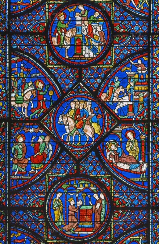 Vitrail de la cathédrale Notre-Dame de Chartres