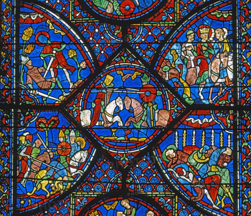 Vitrail de la cathédrale Notre-Dame de Chartres