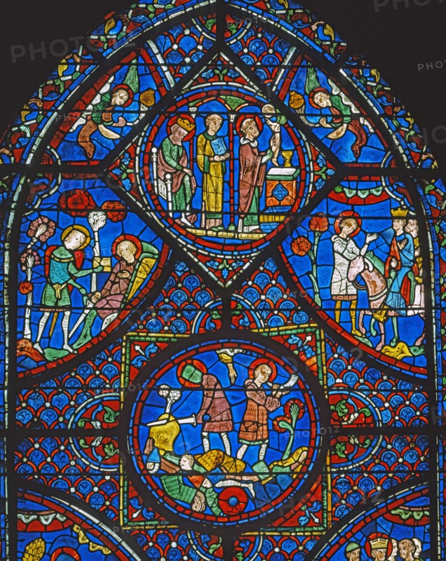 Vitrail de la cathédrale Notre-Dame de Chartres