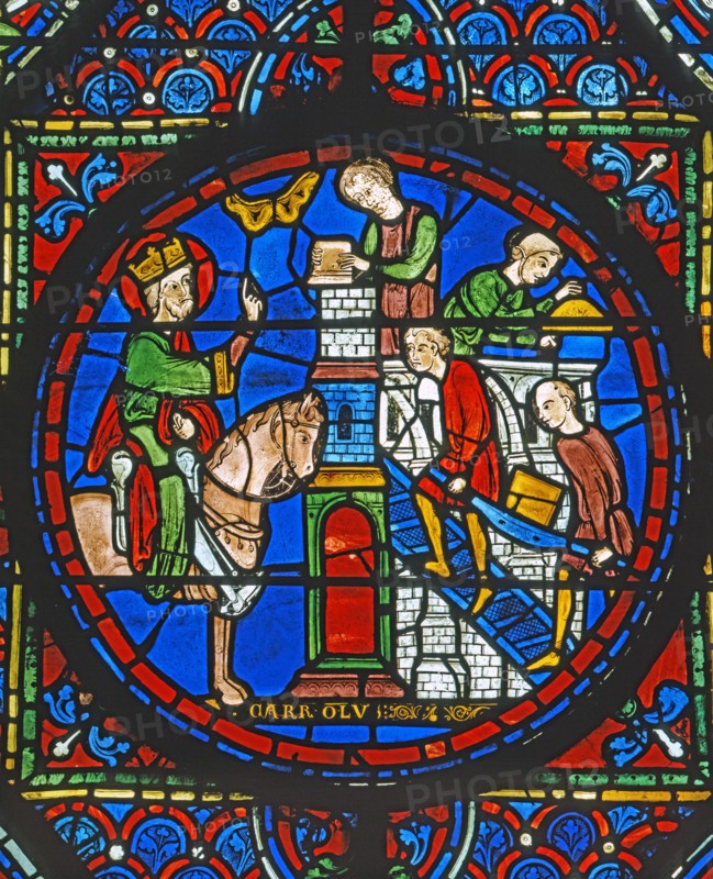 Vitrail de la cathédrale Notre-Dame de Chartres