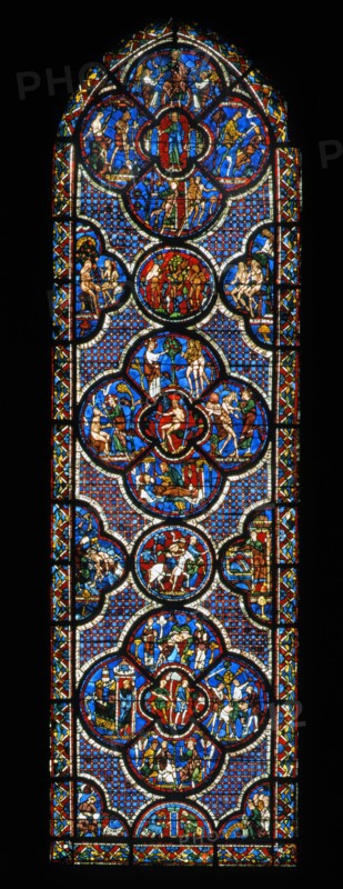 Vitrail de la cathédrale Notre-Dame de Chartres