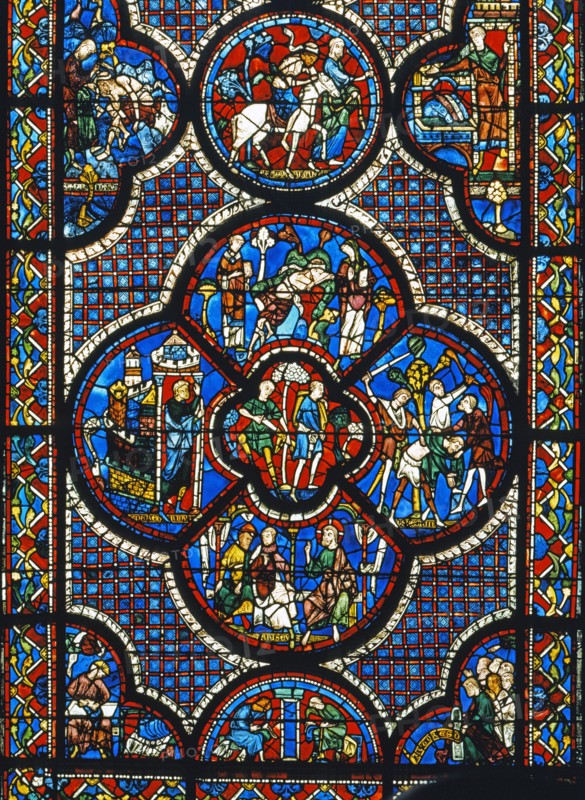 Vitrail de la cathédrale Notre-Dame de Chartres