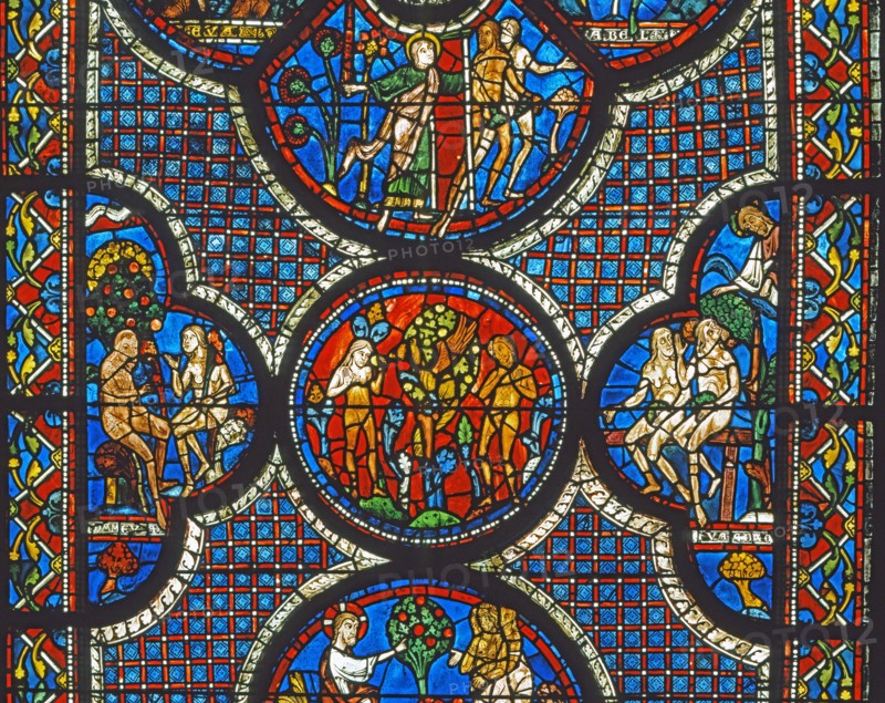 Vitrail de la cathédrale Notre-Dame de Chartres