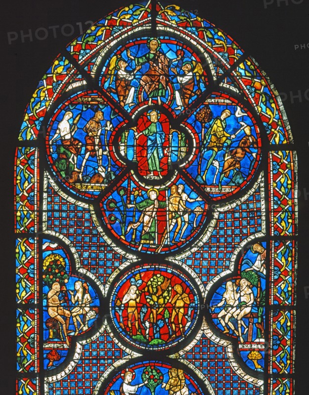 Vitrail de la cathédrale Notre-Dame de Chartres