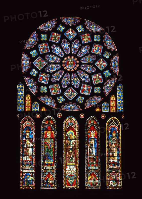 Vitrail de la cathédrale Notre-Dame de Chartres