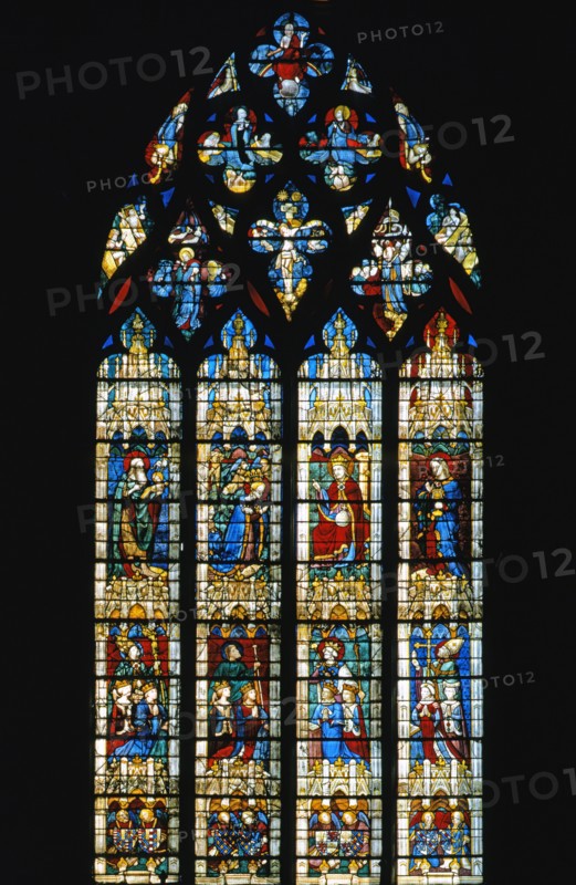 Vitrail de la cathédrale Notre-Dame de Chartres.