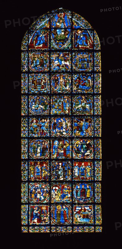 Vitrail de la cathédrale Notre-Dame de Chartres