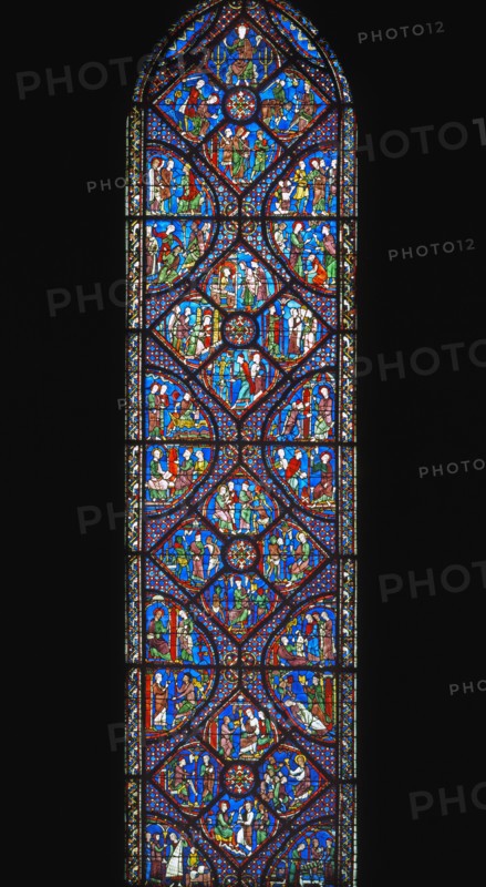 Vitrail de la cathédrale Notre-Dame de Chartres