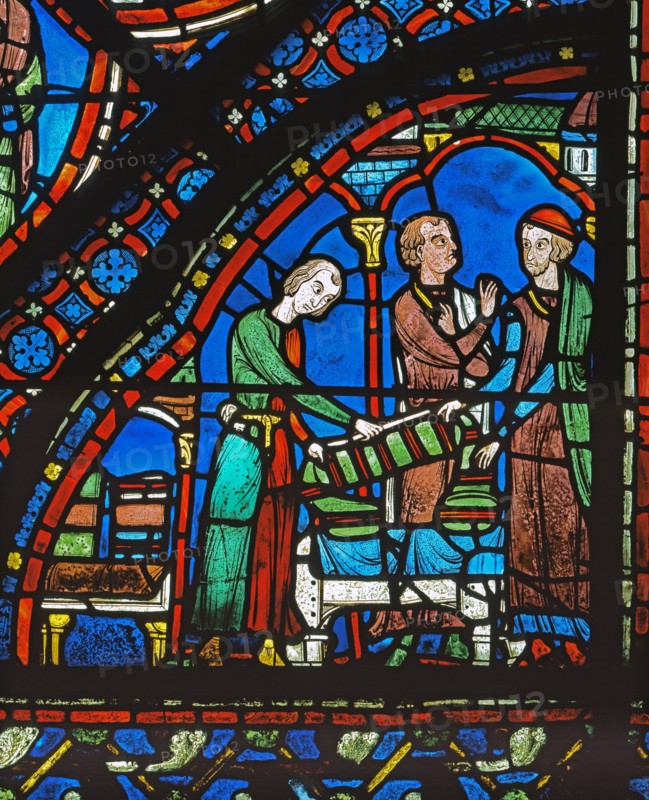 Vitrail de la cathédrale Notre-Dame de Chartres