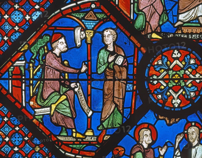 Vitrail de la cathédrale Notre-Dame de Chartres