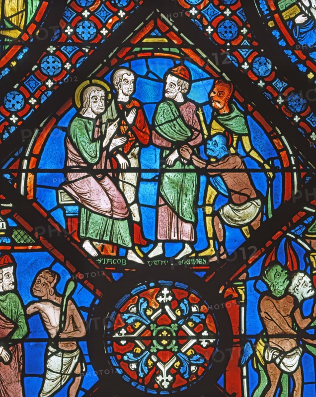 Vitrail de la cathédrale Notre-Dame de Chartres