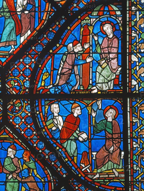 Vitrail de la cathédrale Notre-Dame de Chartres